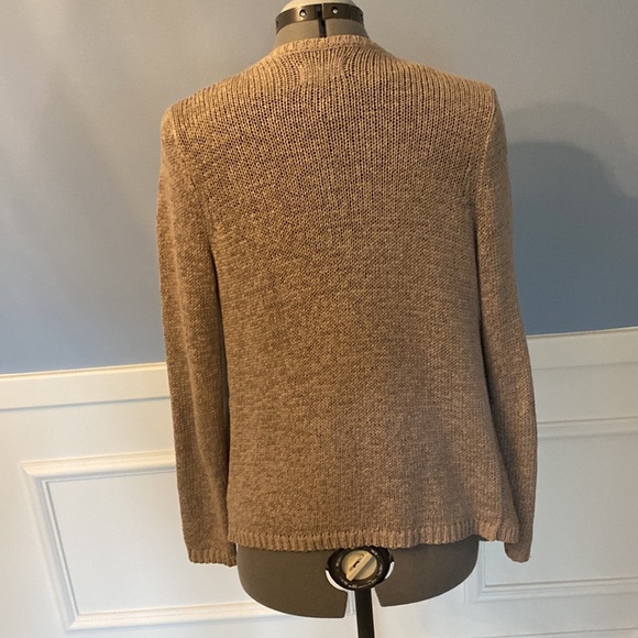 Lou & Grey Drape Front Cardigan Sweater Size XS - Picture 3 of 6